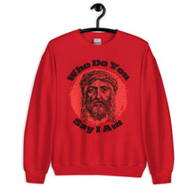 Load image into Gallery viewer, &quot;Who Do You Say I Am&quot; Conversation Sweatshirt Front &amp; Back Print
